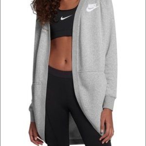black nike cardigan